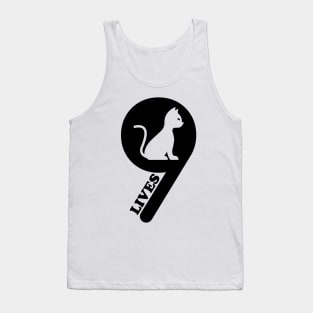 Nine Lives Cat - 01 Tank Top